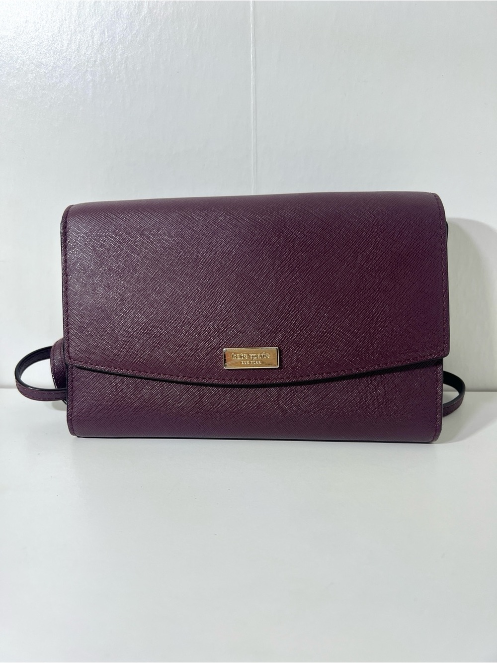 Kate Spade Laurel WayWinni Plum Crossbody Wallet